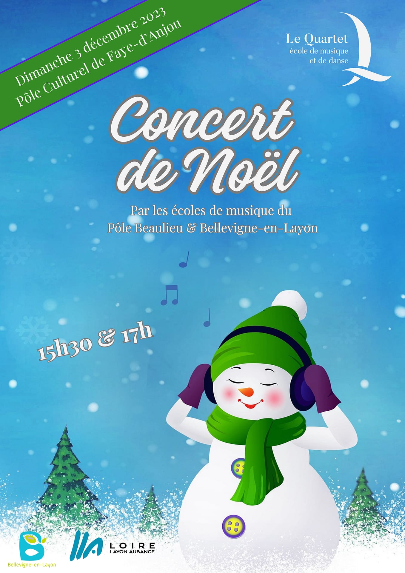 Concert de Noël des élèves de Beaulieu et Bellevigne